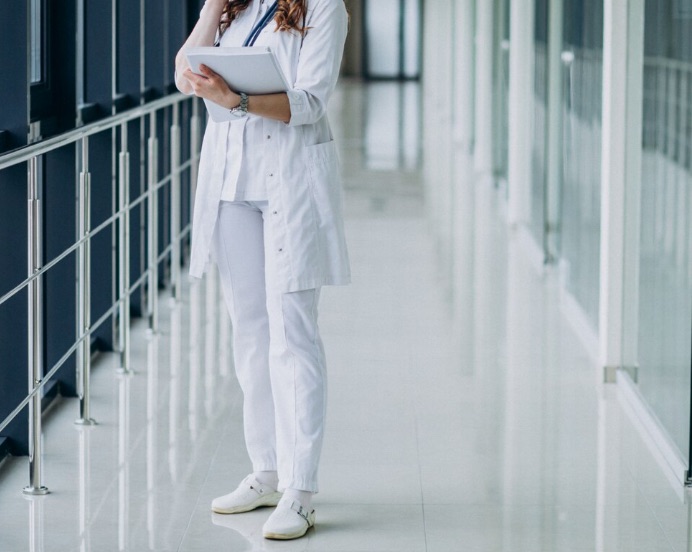 Struttura sanitaria moderna italiana